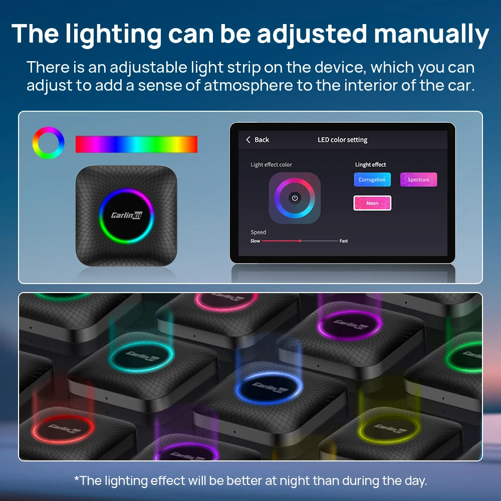 LED Display Car AI Box Android Auto & CarPlay