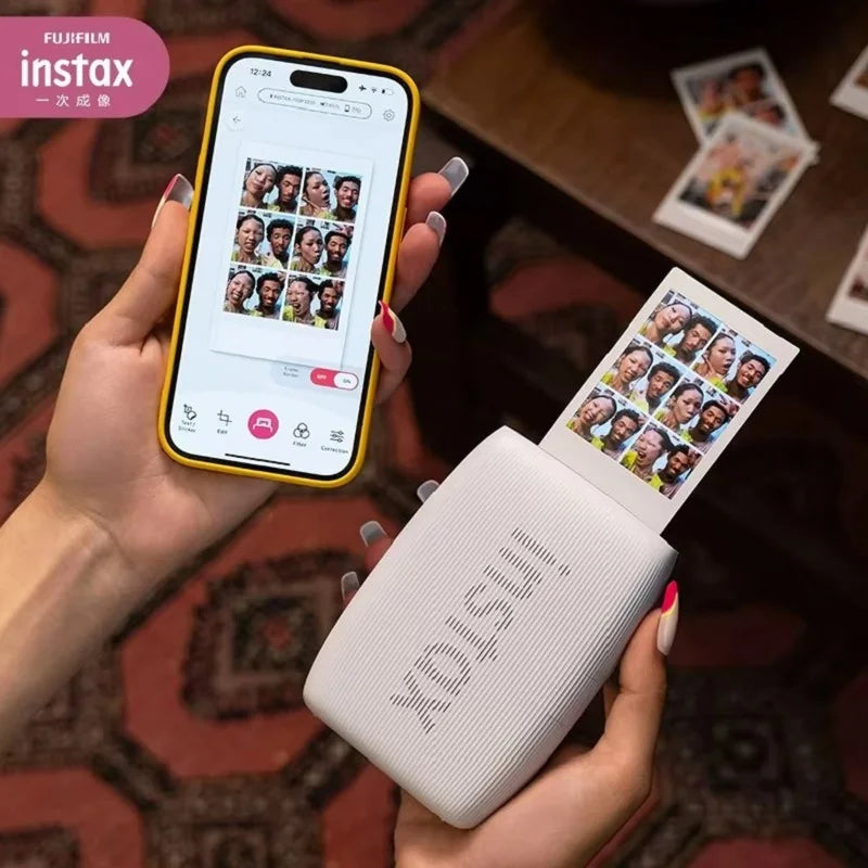 White Portable Smartphone Photo Printer with Bluetooth