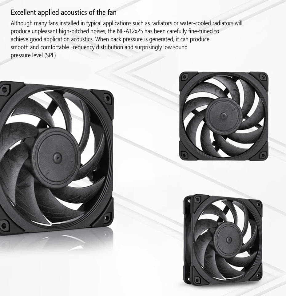 High-Performance Brown CPU Cooler Silent Dual Fan Radiator