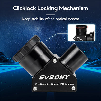1.25 Inch Clicklock Dielectric Diagonal Mirror