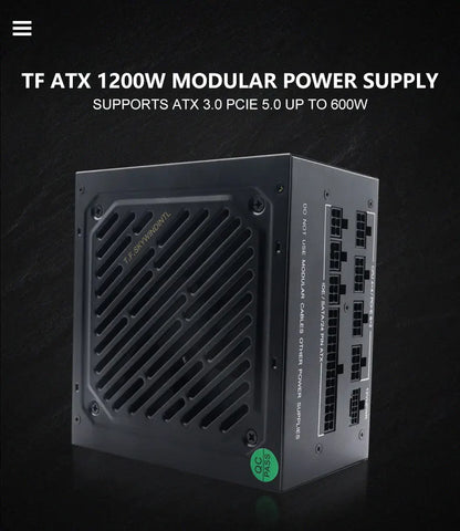 1200W PCIe 5.0 Full Modular ATX Power Supply for Gaming PCs