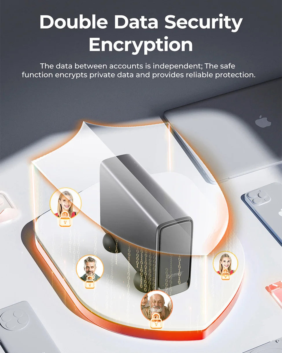 Cloud Server NAS Case with App Control and Backup Support