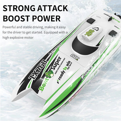 TX768 RC Boat White 30km/h Brushless High-Speed Remote