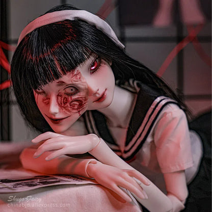 Slim Waist White Skin Doll Painted Face