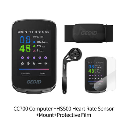 GPS Bike Computer 2.8in Color Screen Navigation Bundle