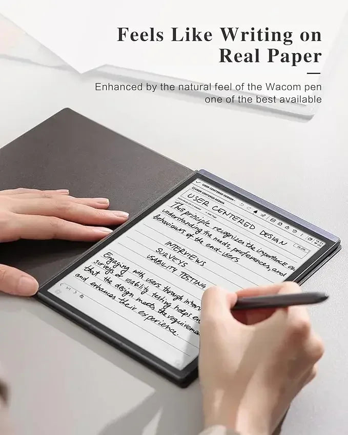 8.2" E Ink Smart Notebook with Black Case