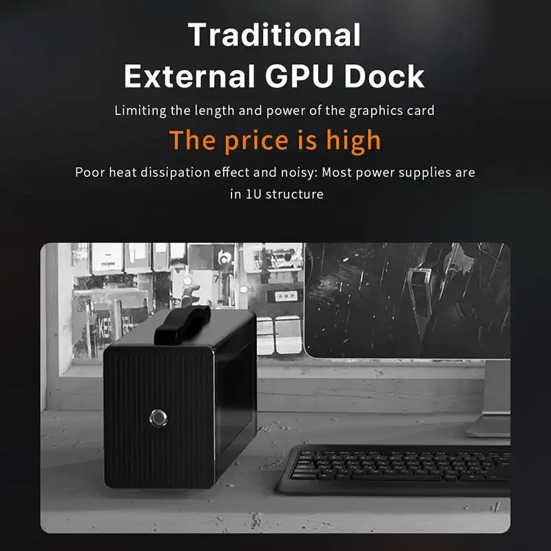 OCuLink eGPU Docking Station for External Graphics Card