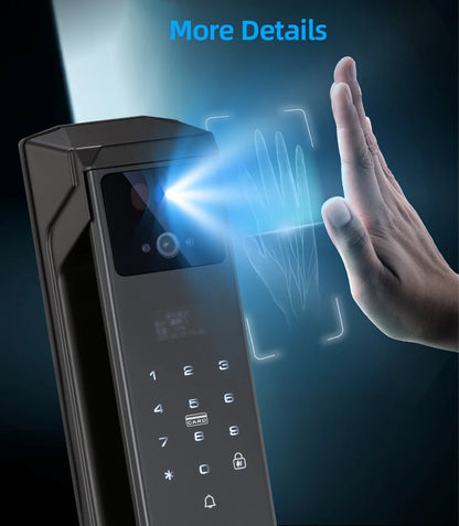 Secure Home Lock with Visual Cat Eye & App