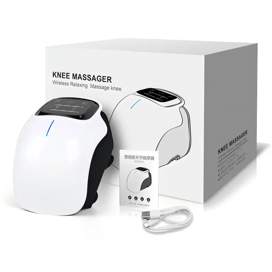 Smart Cordless Knee Massager with Vibration Therapy