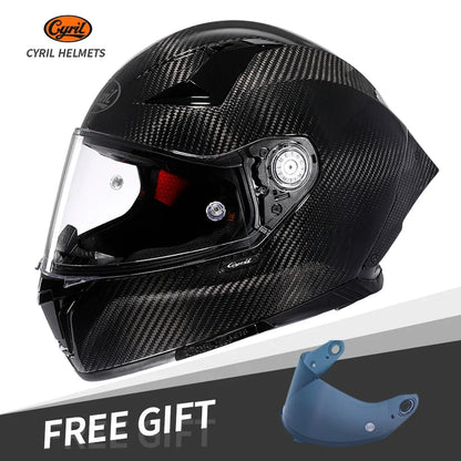 Full Face Carbon Fiber Kevlar Motorcycle Helmet