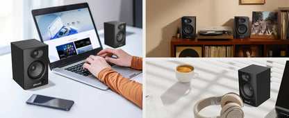 60W Bluetooth 5.3 Computer Speakers with Stereo Sound