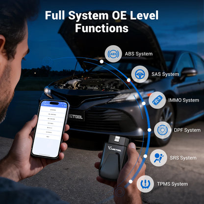 All System Car Diagnostic Tool with 17 Reset Functions