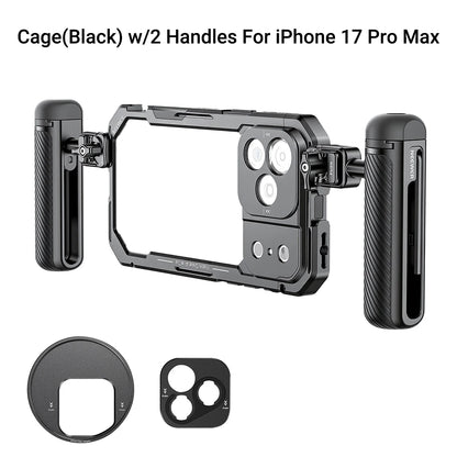 iPhone 17 Pro Max Camera Cage Kit 67mm Filter