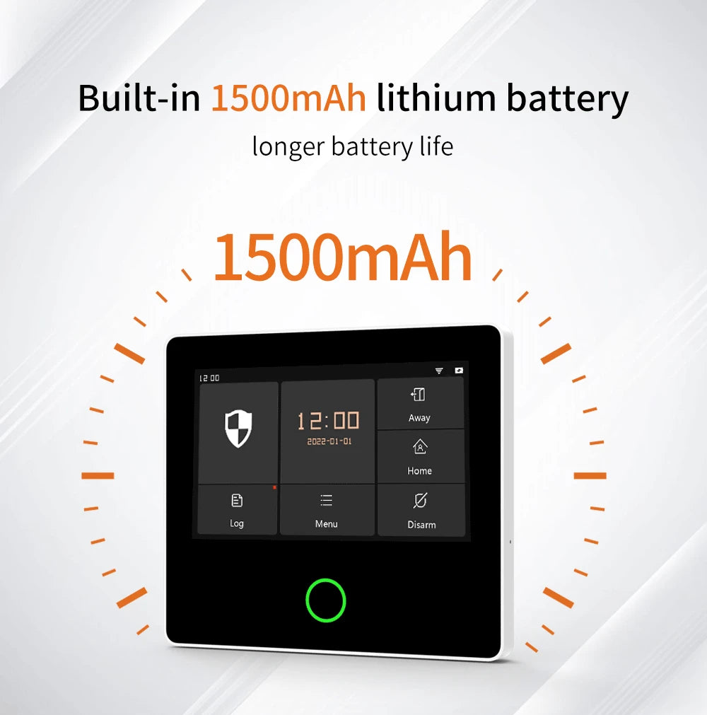 4.3 Inch Touchscreen WiFi Home Security Alarm Kit