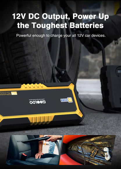 4000A 12V Car Battery Jump Starter Power Bank