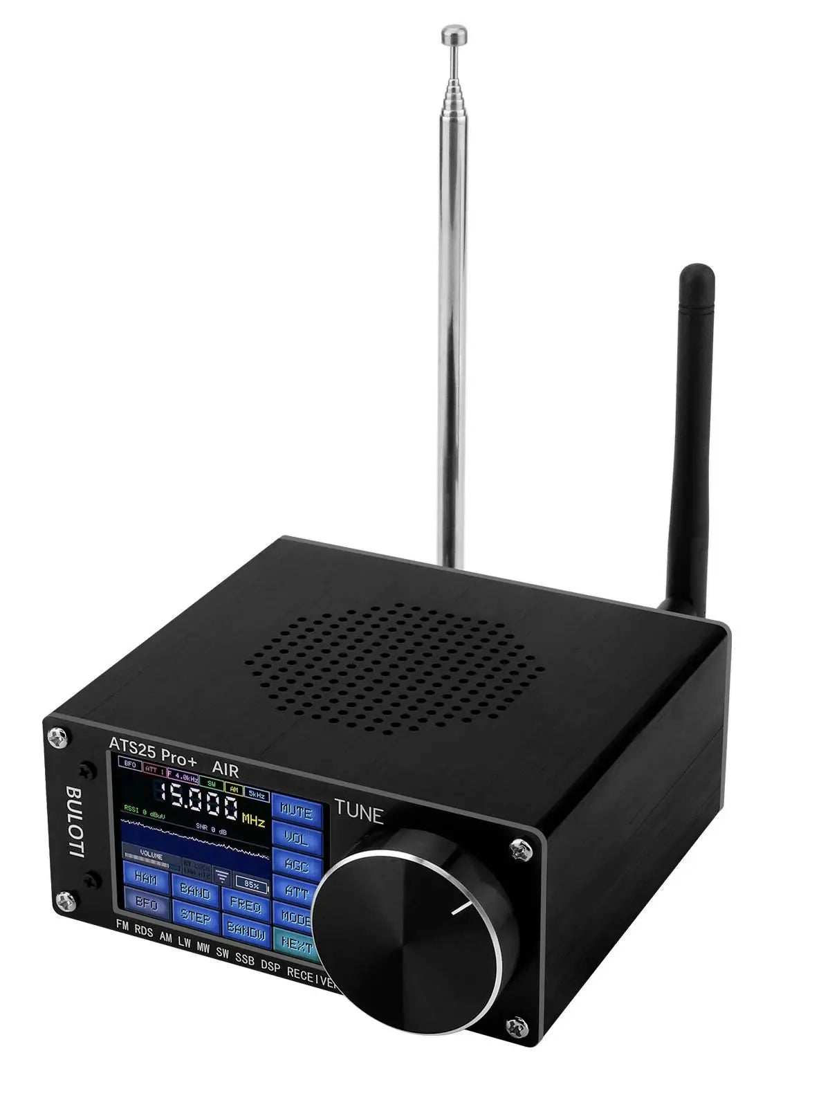 Portable SDR Receiver with Bluetooth WiFi and Aviation Band