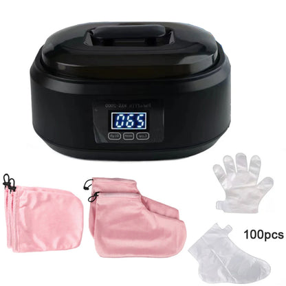 Portable 200W Wax Melting Pot Black Set