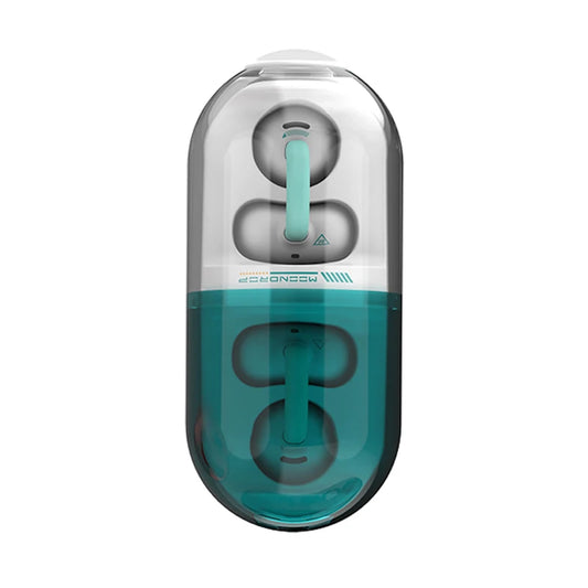 Green Bluetooth 6.0 Open-Ear Earphones with Built-in Mic and IPX4