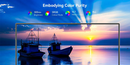 16" Portable Gaming Monitor 1200P IPS Blue