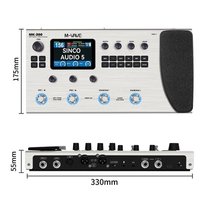 MK-300 128 Drum 100 Cab Guitar Multi Effects Processor