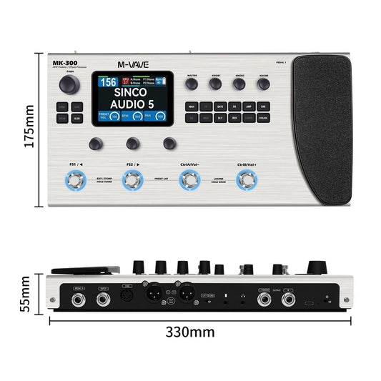 MK-300 128 Drum 100 Cab Guitar Multi Effects Processor