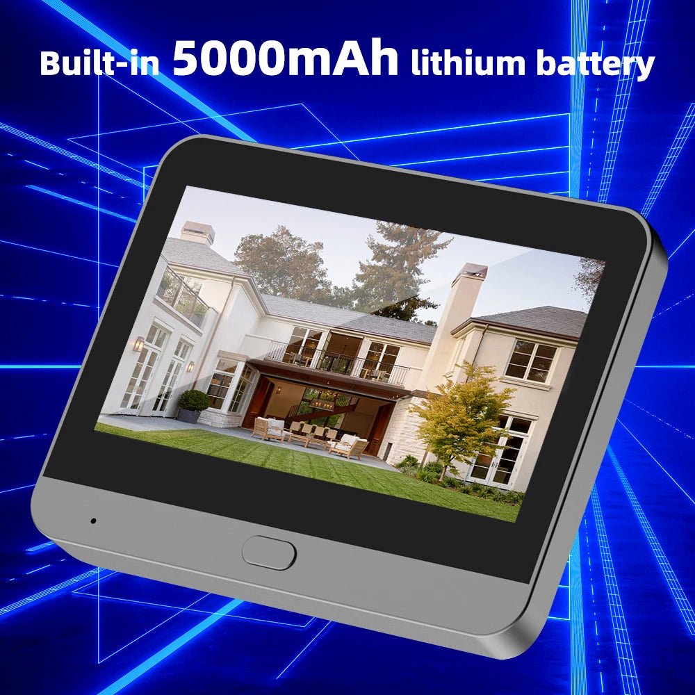 Wireless Peephole Camera 128G with Night Vision and PIR