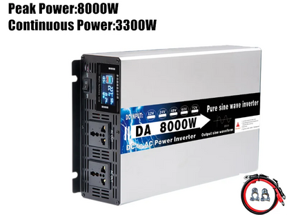 8000W 60V DC to 220V AC Inverter with Sine Wave