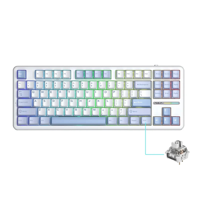 Star Trek Gasket-Mount 87-Key Rechargeable Tri-Mode Keyboard