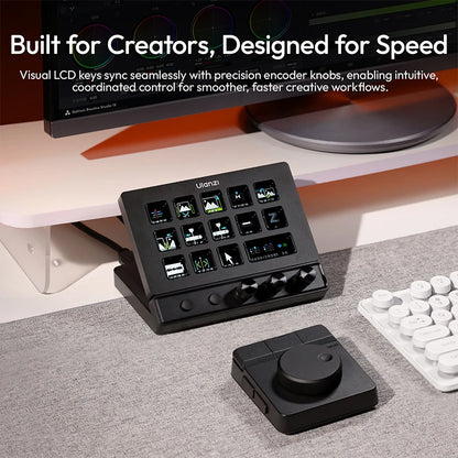 Desktop Video Photo Control Console with Smart Lighting