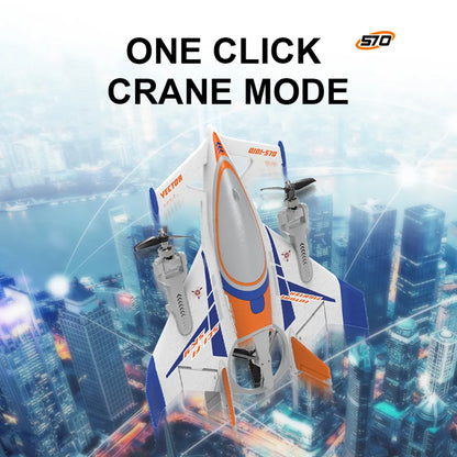 8CH Brushless RC Glider Plane Black