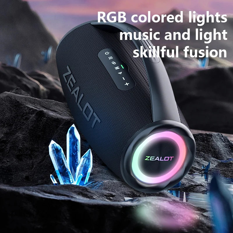 80W Outdoor Portable Bluetooth Speaker with HiFi Sound