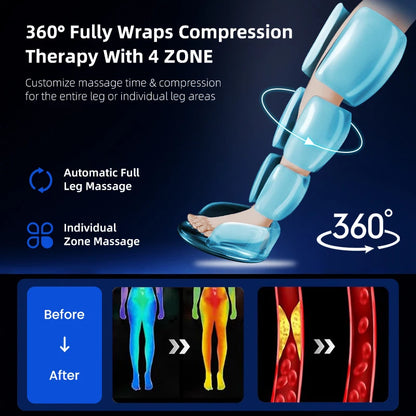Max L Pneumatic Leg Recovery Massage Boots