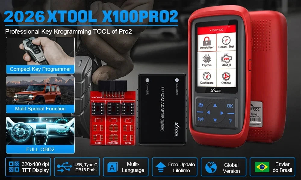 Professional OBD2 Key Programmer with EEPROM Adapter