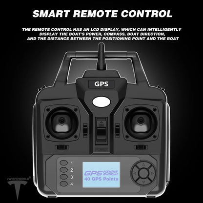 Long Battery GPS Bait Boat 12000mAh Auto Return