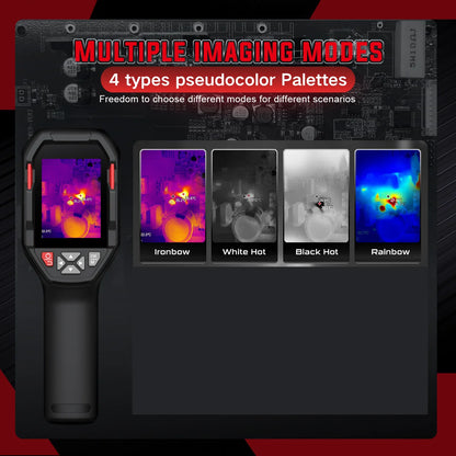 Portable Infrared Thermal Camera with Rechargeable Battery and HD Display