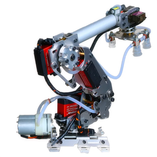Programmable Robotic Arm with Servos and Suction