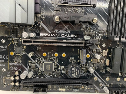 AM4 B550M Micro ATX Motherboard with Ryzen 5600 CPU DDR4 M.2