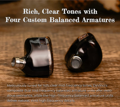High Fidelity Hybrid In Ear Monitors with Dual Connectors