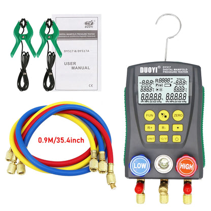 Digital HVAC Manifold Gauge Set with WiFi