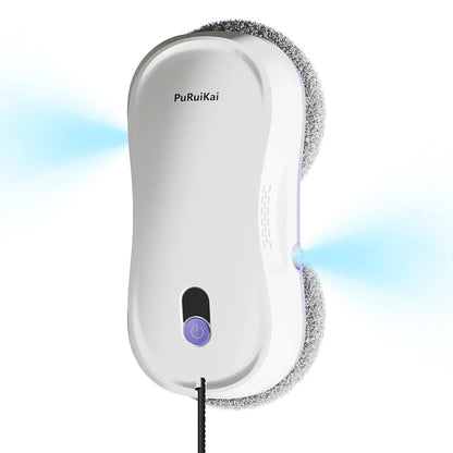 Smart Window Cleaning Robot with Electric Spray and Remote Operation