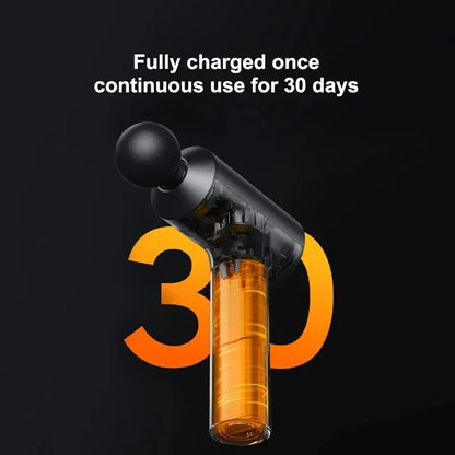 Smart Rechargeable Massage Gun with Heat Therapy