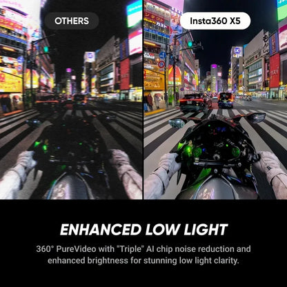 Insta360 X5 8K 360 Action Camera 128GB Kit