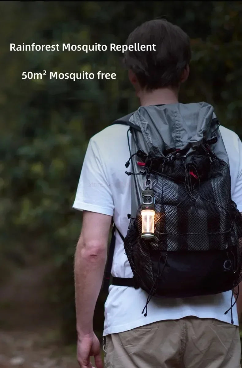 Compact Outdoor 2-in-1 Mosquito Repeller Lamp