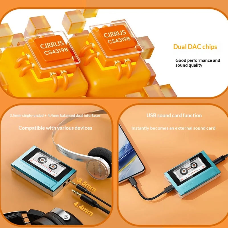 Lossless Portable Music Player with DSD WAV Support
