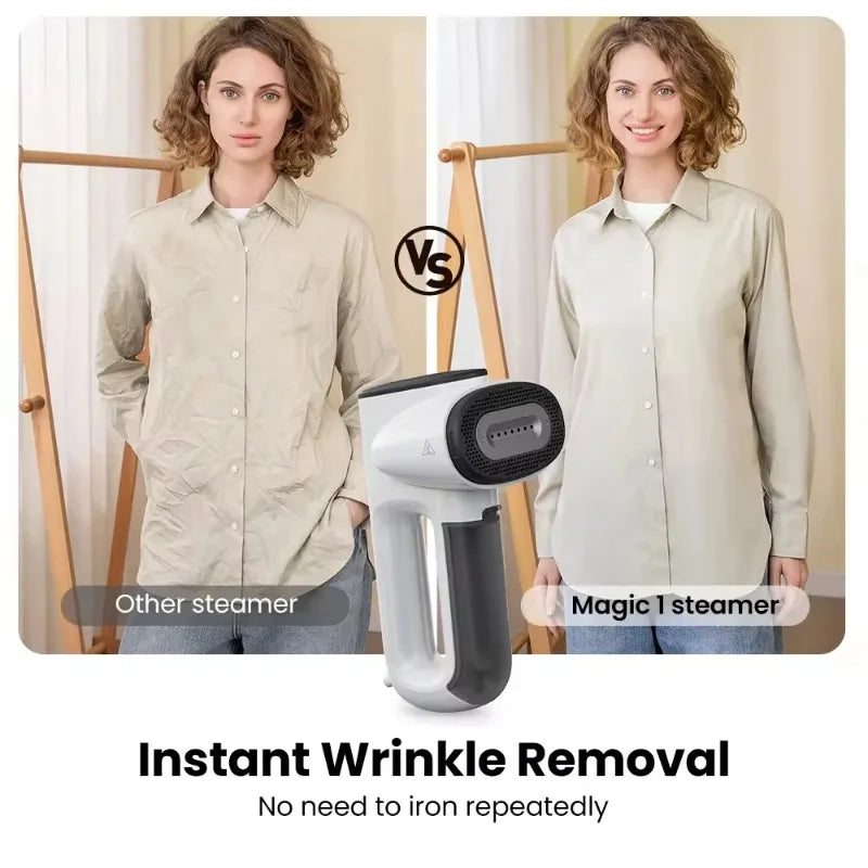 Portable Handheld Garment Steamer with Suction Ironing