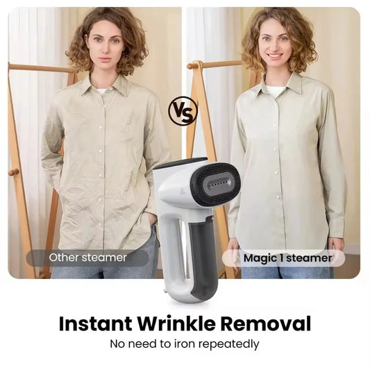 Portable Handheld Garment Steamer with Suction Ironing