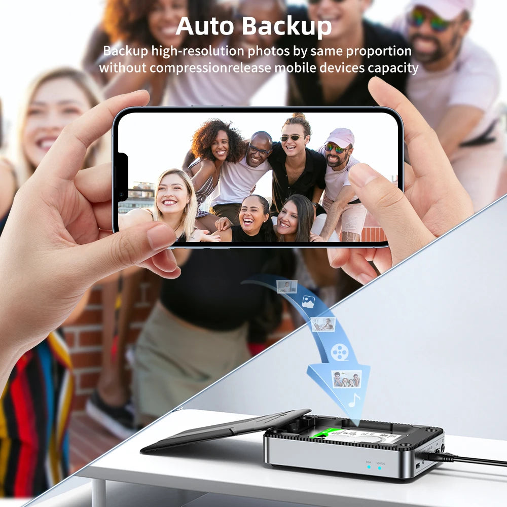 2.5" NAS Enclosure for HDD and SSD Network Storage