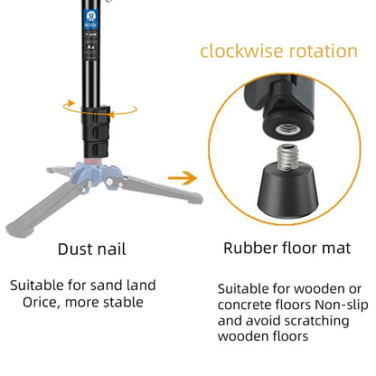 Professional Camera Monopod with Tilt Head and Quick Release Plate
