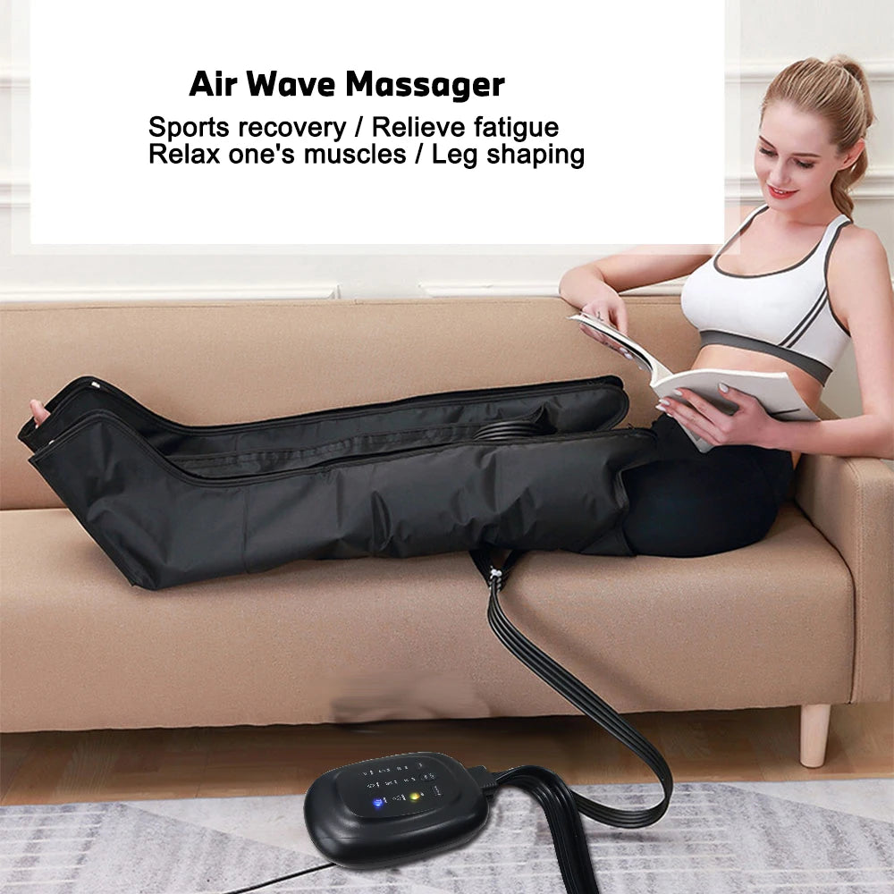 Air Compression Leg Massager for Circulation and Recovery