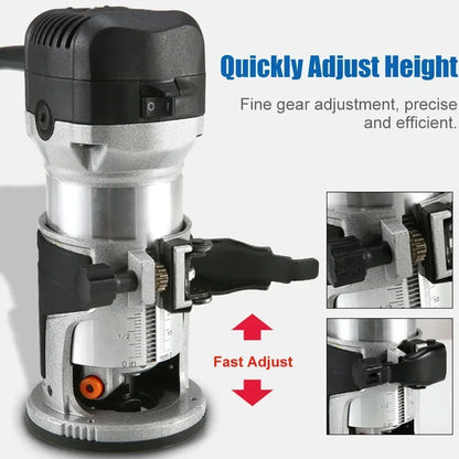 2000W Blue Wood Router with 40000RPM for DIY